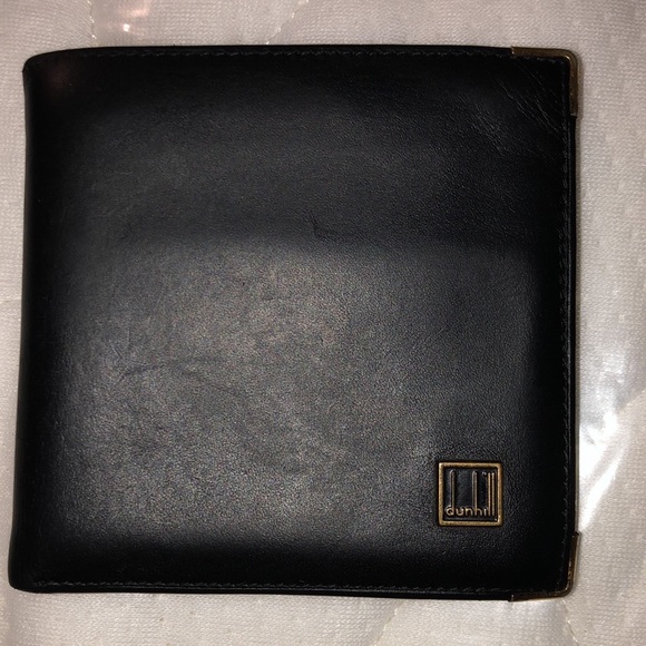 Dunhill Men's Bifold Long Bill Wallet Black Leather - Picture 12 of 12